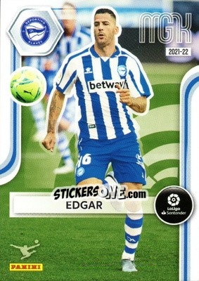 Sticker Edgar - Liga 2021-2022. Megacracks n. 17 - Panini