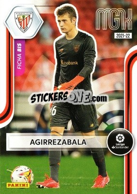 Sticker Aguirrezabala - Liga 2021-2022. Megacracks - Panini