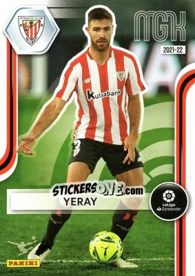 Sticker Yeray - Liga 2021-2022. Megacracks - Panini