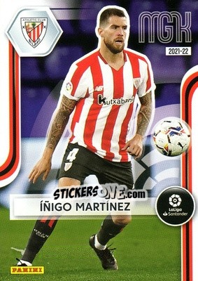 Sticker Íñigo Martínez - Liga 2021-2022. Megacracks - Panini