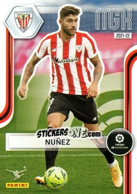 Sticker Núñez - Liga 2021-2022. Megacracks n. 26 - Panini