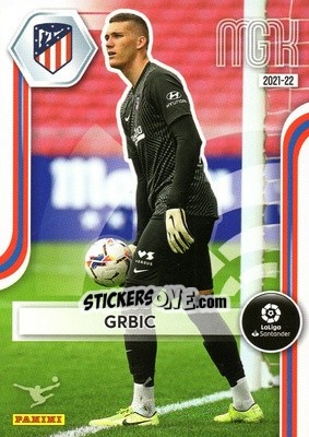 Sticker Grbic - Liga 2021-2022. Megacracks - Panini