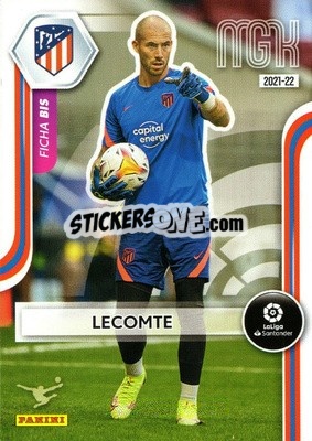 Sticker Lecomte - Liga 2021-2022. Megacracks - Panini