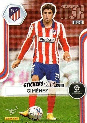 Sticker Jose Giménez - Liga 2021-2022. Megacracks n. 42 - Panini