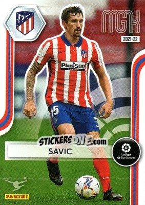 Sticker Savic - Liga 2021-2022. Megacracks n. 43 - Panini