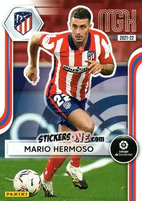 Cromo Mario Hermoso - Liga 2021-2022. Megacracks - Panini