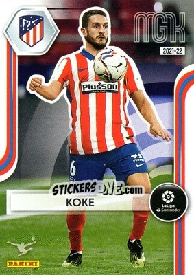 Sticker Koke - Liga 2021-2022. Megacracks - Panini