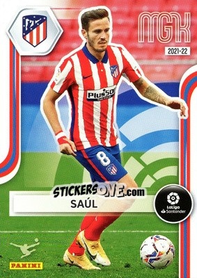 Sticker Saúl - Liga 2021-2022. Megacracks n. 47 - Panini