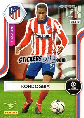 Sticker Kondogbia - Liga 2021-2022. Megacracks n. 47bis - Panini