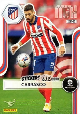 Sticker Carrasco - Liga 2021-2022. Megacracks - Panini