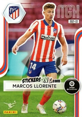 Sticker Marcos Llorente - Liga 2021-2022. Megacracks n. 52 - Panini