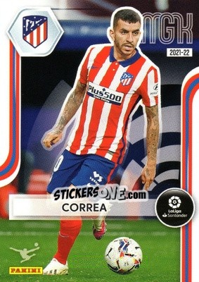 Sticker Ángel Correa - Liga 2021-2022. Megacracks n. 54 - Panini