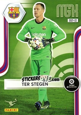Sticker Ter Stegen - Liga 2021-2022. Megacracks - Panini