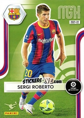 Sticker Sergi Roberto - Liga 2021-2022. Megacracks n. 59 - Panini