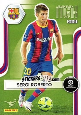 Cromo Sergi Roberto - Liga 2021-2022. Megacracks - Panini