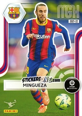 Figurina Mingueza - Liga 2021-2022. Megacracks - Panini