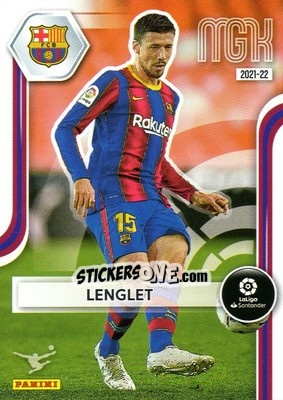 Sticker Lenglet - Liga 2021-2022. Megacracks - Panini