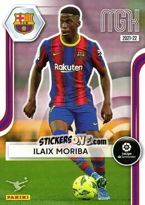 Sticker Ilaix Moriba - Liga 2021-2022. Megacracks n. 66 - Panini
