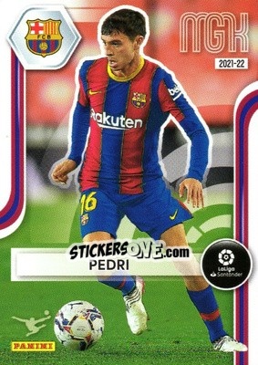 Sticker Pedri - Liga 2021-2022. Megacracks - Panini