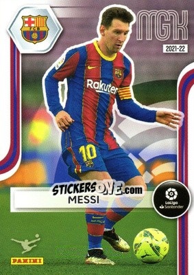 Sticker Messi - Liga 2021-2022. Megacracks n. 69 - Panini