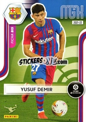 Figurina Yusuf Demir - Liga 2021-2022. Megacracks - Panini