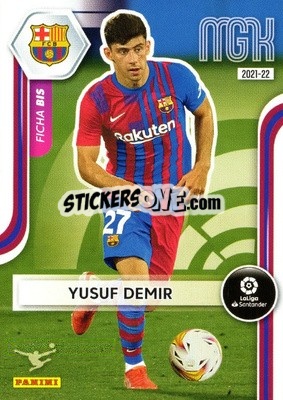 Sticker Yusuf Demir - Liga 2021-2022. Megacracks n. 71bis - Panini