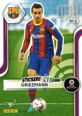 Sticker Griezmann - Liga 2021-2022. Megacracks n. 72 - Panini