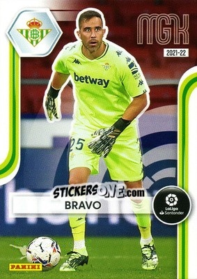 Sticker Bravo - Liga 2021-2022. Megacracks - Panini