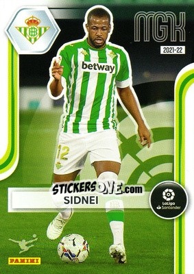 Sticker Sidnei - Liga 2021-2022. Megacracks - Panini