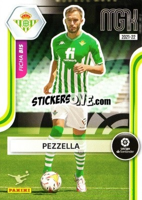 Sticker Pezzella - Liga 2021-2022. Megacracks n. 77bis - Panini