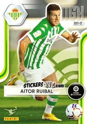 Sticker Aitor Ruibal - Liga 2021-2022. Megacracks - Panini