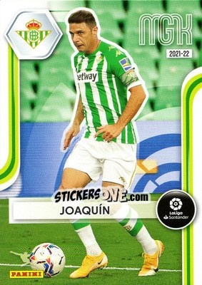 Sticker Joaquín - Liga 2021-2022. Megacracks n. 87 - Panini