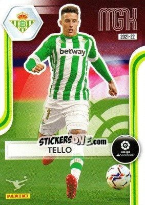 Sticker Tello - Liga 2021-2022. Megacracks n. 88 - Panini
