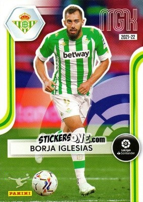 Cromo Borja Iglesias - Liga 2021-2022. Megacracks - Panini