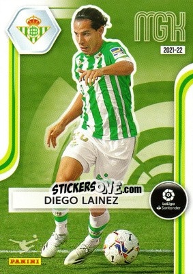 Sticker Diego Lainez - Liga 2021-2022. Megacracks n. 90 - Panini