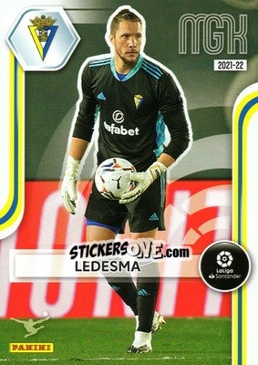 Cromo Ledesma - Liga 2021-2022. Megacracks n. 92 - Panini