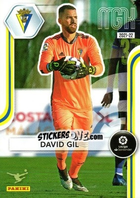 Sticker David Gil - Liga 2021-2022. Megacracks - Panini