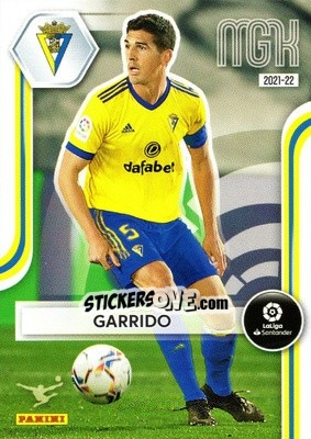 Cromo Garrido - Liga 2021-2022. Megacracks - Panini