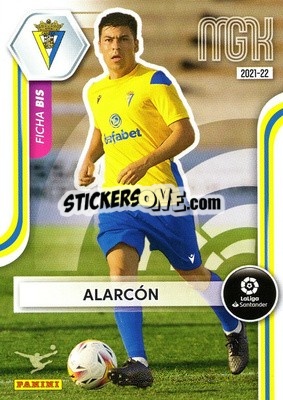 Sticker Alarcón - Liga 2021-2022. Megacracks - Panini
