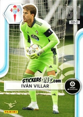 Sticker Iván Villar - Liga 2021-2022. Megacracks - Panini