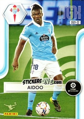 Sticker Aidoo - Liga 2021-2022. Megacracks n. 114 - Panini