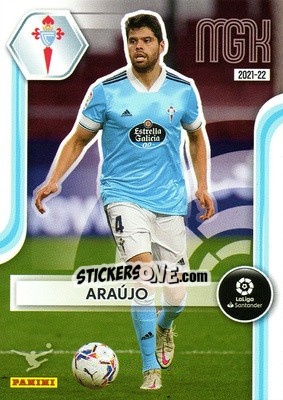 Sticker Araújo - Liga 2021-2022. Megacracks n. 116 - Panini