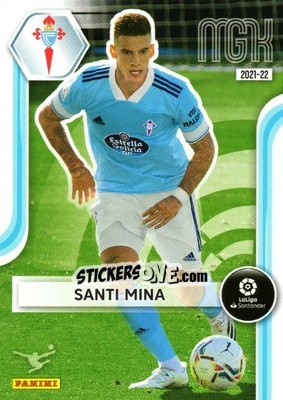 Sticker Santi Mina - Liga 2021-2022. Megacracks n. 125 - Panini