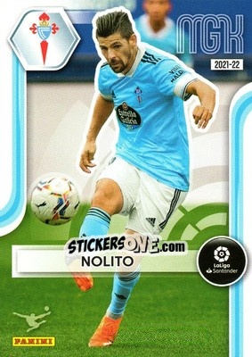 Sticker Nolito - Liga 2021-2022. Megacracks n. 126 - Panini