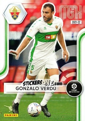Sticker Gonzalo Verdú - Liga 2021-2022. Megacracks n. 134 - Panini