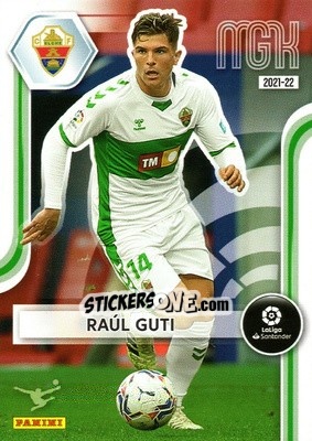 Sticker Raúl Guti - Liga 2021-2022. Megacracks n. 140 - Panini