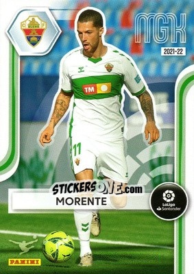 Sticker Morente - Liga 2021-2022. Megacracks n. 141 - Panini