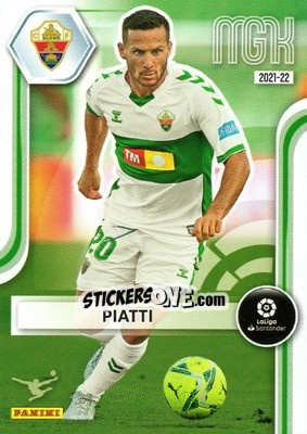 Sticker Piatti - Liga 2021-2022. Megacracks - Panini