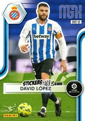 Sticker David López - Liga 2021-2022. Megacracks - Panini