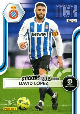 Cromo David López - Liga 2021-2022. Megacracks - Panini